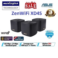 ASUS XD4S 3-pack ZenWiFi Whole Home Mesh WiFi 6 System (3 Pack) Extendable Router, AiMesh ( XD4 ) As