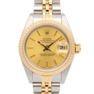 【二手】ROLEXDatejust 96 系列 69173 CH/BA/Jubilee 腕錶，18K 黃金及不鏽鋼，女錶