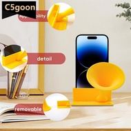 C5GOON Creative Plastic Phone Speaker Holder Desktop Lightweight Mobile Phone Stand Phone Loudspeake