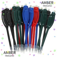 AMBER 10 PCS Golf Scoring Pencils, 2H Multipurpose Marker Pen, Hot Sale Eraser Plastic Colorful Portable Pencil Golf Course