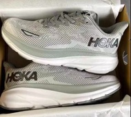 ✨   全新正貨 ✨  Hoka One One Clifton 9 低幫 運動波鞋 男女齊碼 灰色