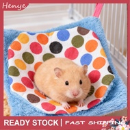 henye Hamster Hammock Warm Comfortable Multipurpose Small Animal Hanging Bed Toys for Guinea Pig Rat