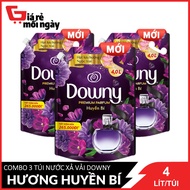 Thùng 3 Túi Nước Xả Vải DOWNY Nước Hoa Cao Cấp Đậm Đặc Hương Huyền Bí Túi 4L