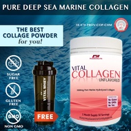 Vital Collagen Powder Halal 5000mg 30ser/150g+ Vital Shaker vs Asahi Collagen