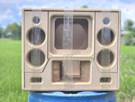 แบนพาส 8 นิ้วหล่อ พร้อม อะคริลิค แม่เหล็ก 2-3 ก้อน เสียงกลาง 4 นิ้ว 4 ดอก เสียงแหลม 3 นิ้ว JBL 2 ดอก