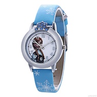 ✨ perfect ❀Children's Watch Boys Girls Waterproof Quartz Ice Princess Watch