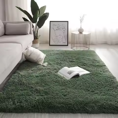 Plush Fur Carpet Livingroom Soft Shaggy Carpet Kids Room 4CM Hair Bedroom Rug Home Decor Sofa Coffee