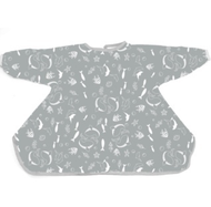 Infant Baby Apron Bib Weaning Smock Baby Bibs High Chair Coverall Bib Waterproof & Oilproof Bib
