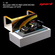 Spark 1: 43 Mercedes-Benz AMG K2 R & D LEON Racing No. 2025 Super GT No. 65 Racing Model, Alloy Mate