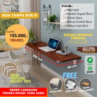 Folding wall table, laptop table, hanging table, writing table WFH 100 X 40