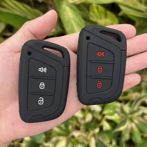 Silicone Car Key Case Cover for JAC A5 IC5 IEV7S T8 E20X T50 S2 S3 S4 S5 S7 E10X X8 X7 E40X Auto Pro