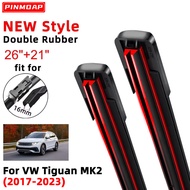 For VW Tiguan MK2 2017-2023 Front Wiper Blades Brushes Cutter Accessories US HOOK 2017 2018 2019