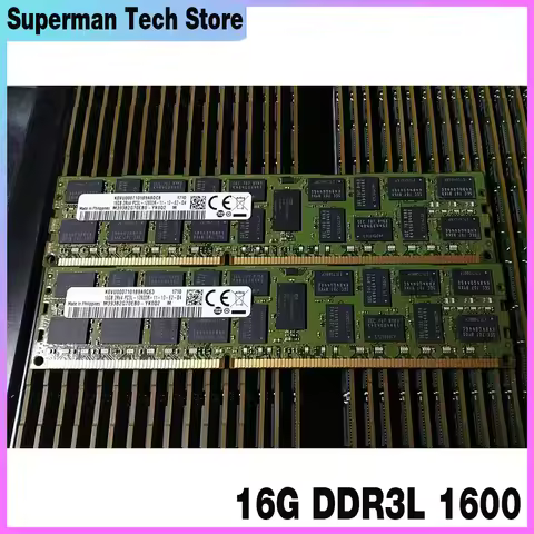 1Pcs M393B2G70EB0-YK0Q2 16GB 2RX4 PC3L-12800R ECC Server Memory 16G DDR3L 1600