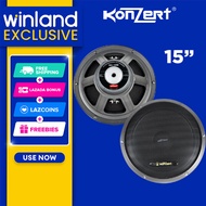 Konzert by Winland 15-inch Professional Speaker in Hi-Fi Woofer 250-300W 33Hz-15kHz SG-15W (1)piece 