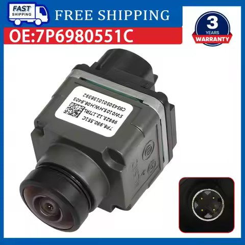 High Quality Camera OE 7P6980551C For Audi Reversing Parking Camera A6 C7 Q7 A8 A7 Touareg 2011-2018
