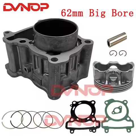 62mm Big Bore Barrel Set Motorcycle Cylinder Kit For Yamaha LC150 YZF R15 V2 Vixion NVL Upgrade to 1