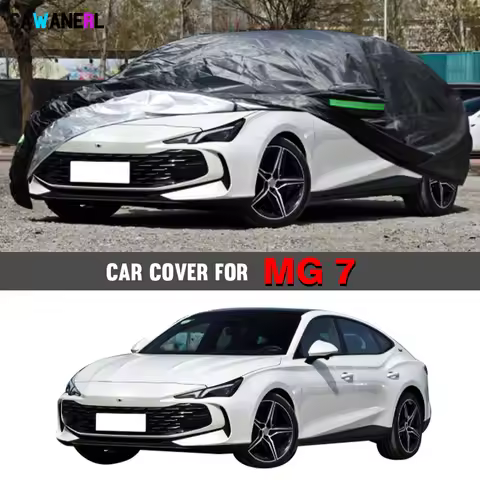 Full Car Cover For MG 7 2021-2026 Auto Rain Anti-UV Sun Snow Scratch Prevent Cover Waterproof