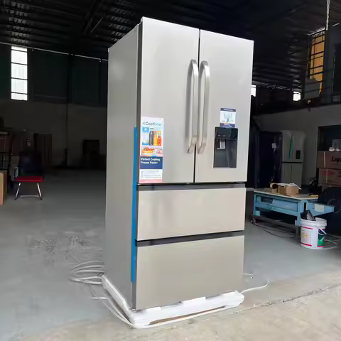 2025 Smart 628L French Door 4-Door Refrigerator & Freezer - Smart Side-by-Side Appliance with ICE Ma