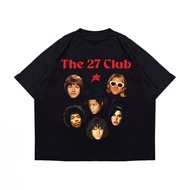 Oversize Boxy T-Shirt 27CLUB Black White Unisex