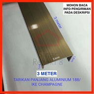 188 Chmp Tarik Aluminium Profile Lis Bingkai Pegangan Tepi Pintu