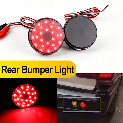 2PCS Round Brake Light For Toyota Sequoia 08-13 Highlander 08-10 Fortuner 05-11 Mitsubithi Outlander