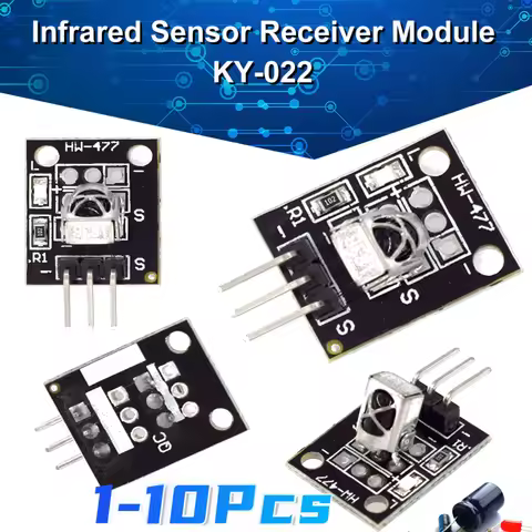 KY-022 IR Infrared Sensor Receiver Module 2.7-5.5V IR Remote Control Receiver Module 3Pin TL1838 VS1