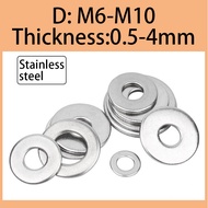 304 stainless steel washer, flat washer, enlarged and thickened washer, circular washer M6/M8/M10/M1