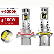 2Pcs 9007 HB5 Car LED Headlight Bulb 6000K White 9004 HB1 Auto Canbus Fog Lamp 9008 H13 9003 H4 with