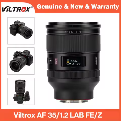 VILTROX 35mm F1.2 LAB Auto Focus Full Frame Prime Lens for Sony e Mount FX30 ZV-E10 ZVE1 A7RⅤA7CR A7