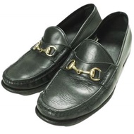 BEAMS Beams 葡萄牙製造馬銜扣樂福鞋，40碼（25公分），黑色皮鞋 [二手] [BEAMS]