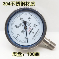 All 0-1.6 High Temperature Stainless Steel Red Flag 25 Pressure Air Pressure 60MPa Steam Pressure Ga