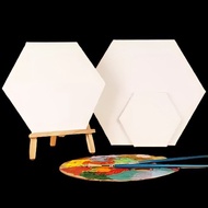 20 cm gesso hexagonal painting canvas