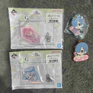 [OFFICIAL merchandise] AcryliC & Rubber Charm: Re:Zero Ram Ichiban Kuji