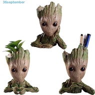 SEPTEMBER Groot Flower Pot Home Decor High Quality For Gift Pen Pot Tree Man Groot Model Toys