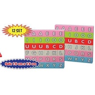 Alphabet Plastic Building Blocks