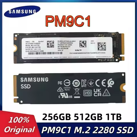 Origina Samsung PM9C1 256GB 512GB 1TB Solid State Drive M.2 Pcie 4.0 for Desktop Laptop SSD