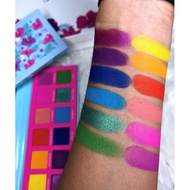 Ready Stock USA Shopping ACE Beaute 12 Colors Paradise Eyeshadow Palette Slice of Paradise Blue Pale