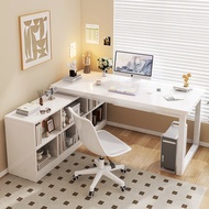 Corner desk bookshelf integrated desk office desk L-shaped desk student home study desk computer des
