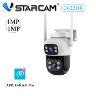 Vstarcam CS663DR C662DR(เลนส์คู่) ใหม่ 2023 กล้องวงจรปิดไร้สาย ความละเอียด 2MP Outdoor ภาพสี มีAI+