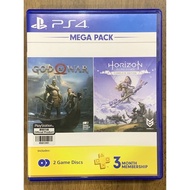 PS4 game God Of War + Horizon Zero Dawn