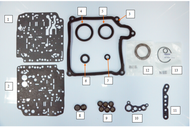 TRANSPEED 02E DQ250 Auto Transmission Overhaul Kit for AUDI VW SEAT SKODA car accessories