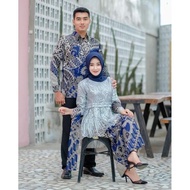 Baju couple kondangan || batik songket couple || gamis couple pesta ||