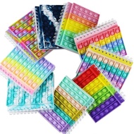 Colourful Pop It Bubble Fidget Toy NoteBook (Size A6) Buku Nota Birthday Gift/ Graduation Gift