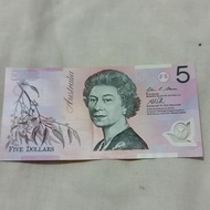 dollar australia 5 AUD uang asli