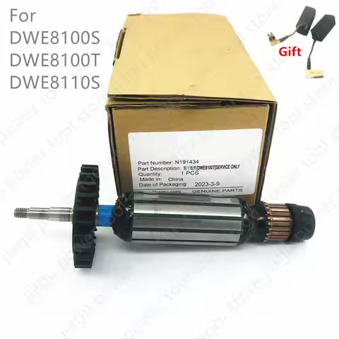 AC220-240V Armature Rotor Replace for Dewalt DWE8100T DWE8100S DWE8110S Electric Hammer power tools
