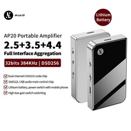 JCALLY AP20 Protable Amplifier Dual DAC Chip 2.5/3.5/4.4 Built-in Lithium Battery Portable DAC &amp; Amp PCM 32bits 384KHz DSD256