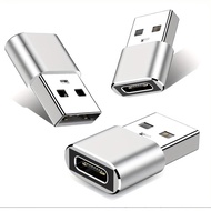 USB to USB C Adapter, Type C Female to USB Male Charger Cable Converter, for iPhone 15 Pro Max Plus/