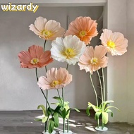 WIZARDY Large Artificial Flower, 60cm Paper Simulate Giant Flower,  giant Simulated Fake Flower Head