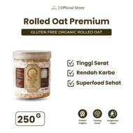 Pagibaik - Premium Rolled Oat Gluten Free Healthy Breakfast Organic Rolled Oat 250 grams