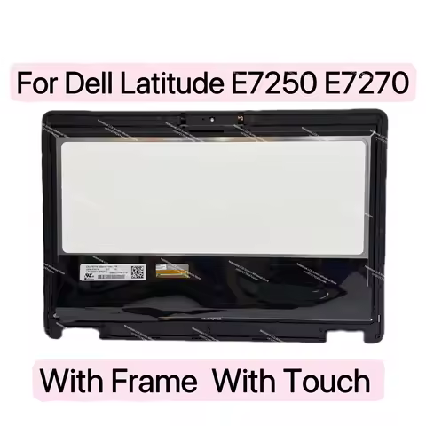 For Dell Latitude E7240 E7250 E7270 P26S001 12.5" FHD Laptop LCD Display Touch Screen Assembly Noteb